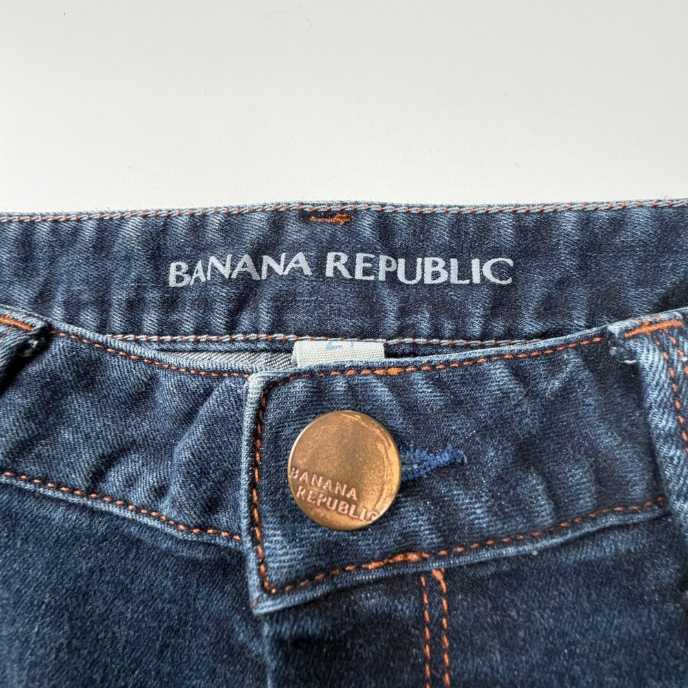 Banana Republic Skinny Jeans Dark Wash Womens 27 Low Rise Denim - Picture 3 of 16